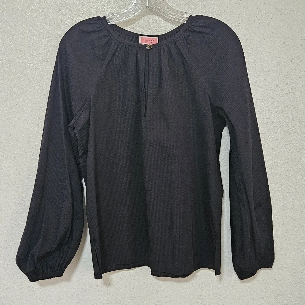 Kate Spade New York size small balloon sleeve top